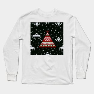 Ugly UFO Christmas Sweater Long Sleeve T-Shirt